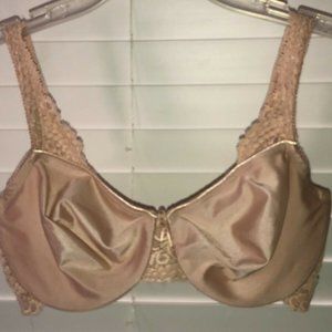 Wacoal 85184 Bodysuede and Lace UW Bra Sz 34D